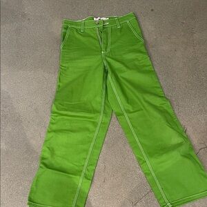Lisa Says Gah Vibrant Green Pants